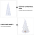 3 Beaupretty Pieces Lighted Christmas Tree Figurine Color Changing LED Acrylic Holiday Tree Christmas Table Top