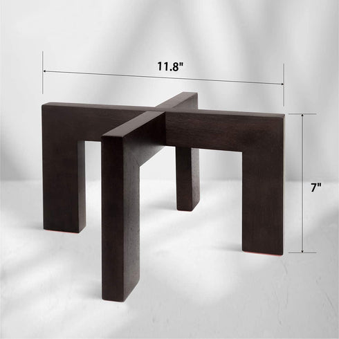 5-15 Inch Gendral Forwepup Plant Stand Indoor Outdoor, Mid Century Plant Stand for Indoor Plants, Wood Modern Plant