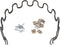 House2Home 18" Sofa Upholstery Spring Replacement, 2pk Repair Kit for Furniture Chair Couch, Includes Screws, Clips