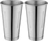 Metal Magery Stainless Steel Milkshake Cups - Immersion Hand Blender Malt Cup 30 oz Set of 2