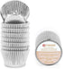Gifbera Silver Foil Jumbo Cupcake Liners, Metallic Muffin Baking Cups, 160-Count