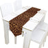 AUUXVA Animal Leopard Print Table Runner, Long Rectangle Table Cloth for Home Kitchen Dinner Party