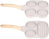 Egg Frying Pan, Nonstick Grill Pan, Aluminum Alloy Divided Frying Pan, 3 Cup, Heat Resistant Handle