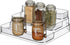 Acrylic Spice Rack, No Assembly Clear 3 Tier Condiment Bottle Shelf Vanity Organizer for Cabinet Kitchen Bathroom (1pcs) by Zilphoba