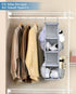 Closet 8 SLEEPING LAMB Short Hanging Shoe Organizer for Storage with Mesh Side Pockets Holds Pairs, Hanging Shoe Rack