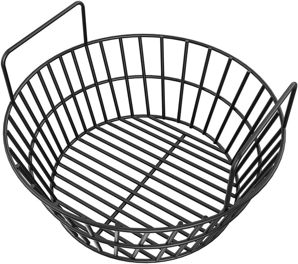 Charcoal Ash Basket for Large Big Green Egg Grill, Heavy Duty Porcelain