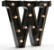 Light Up Black Alphabet Marquee Letters Sign LED Number Lights for Home Bar Christmas Birthday Party Decoration