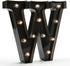 Light Up Black Alphabet Marquee Letters Sign LED Number Lights for Home Bar Christmas Birthday Party Decoration