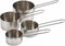Winco 4-Piece Measuring Cup Set, Stainless Steel