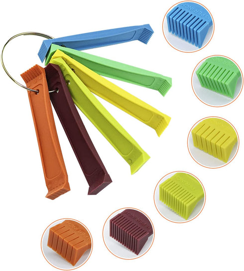 Cenipar 2PCS Air Conditioner Fin Comb Set, FCR6 Fin Comb and Metal Radiator Comb for HVAC Straightening