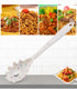 Silicone Pasta Fork (11.5"), High Heat Resistant to 480°F, Hygienic One Piece Design, Spaghetti Strainer
