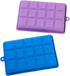AYI&AYEE Silicone Ice Cube Trays, 2 Pack with Lids, 15 Cavities 1 2/5 inch Square Molds, BPA Free