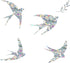 Swallow Static Window Clings, Anti Collision Window Decals for Bird Strikes, Set of 20