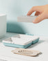 Doter Travel Soap Holder with Lid - Draining Soap Box for Shower -Compact Travel Soap Case Leak-Proof Design