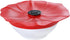 Charles Viancin Poppy Pop Silicone Lid for Food Storage - 11''/28cm, Airtight Seal, BPA-Free, Red Scarlet