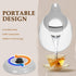 Aigostar 1L Small Electric Kettle, 1100W Portable Tea Kettle with Automatic Shut-Off, BPA-Free, Grey
