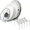 Adjustable Pot Lid Organizers - 4 Sectional Dish Rack for Kitchen Cabinet Pantry, Pan and Pot Lid Holder, 1 Pcs