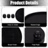 Counter, MAONAME Decorative Round Wood Riser for Display, Farmhouse Pedestal Stand for Kitchen Black Wooden Risers Tray