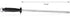 Professional Carbon Steel Black Knife Sharpening Steel, 12 Inch