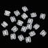 Chain Connectors, Clear Plastic Roller Shade Bead Chain Connector Replacement for Vertical Roman Blinds, Pack of 20