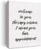 LEXSIVO Hair Salon Print Canvas Wall Art Beauty Salon Decor Welcome to Your