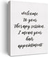LEXSIVO Hair Salon Print Canvas Wall Art Beauty Salon Decor Welcome to Your