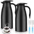 2 Pcs 51 oz Thermal Coffee Carafe, Stainless Steel Vacuum Pot Flask with Brushes, Insulated Double Walled for Keeping