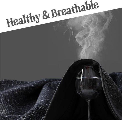 BEDLORE King Mattress Protector, Waterproof Noiseless Mattress Cover with Deep Pocket for 6-18 inches Mattress, Dark