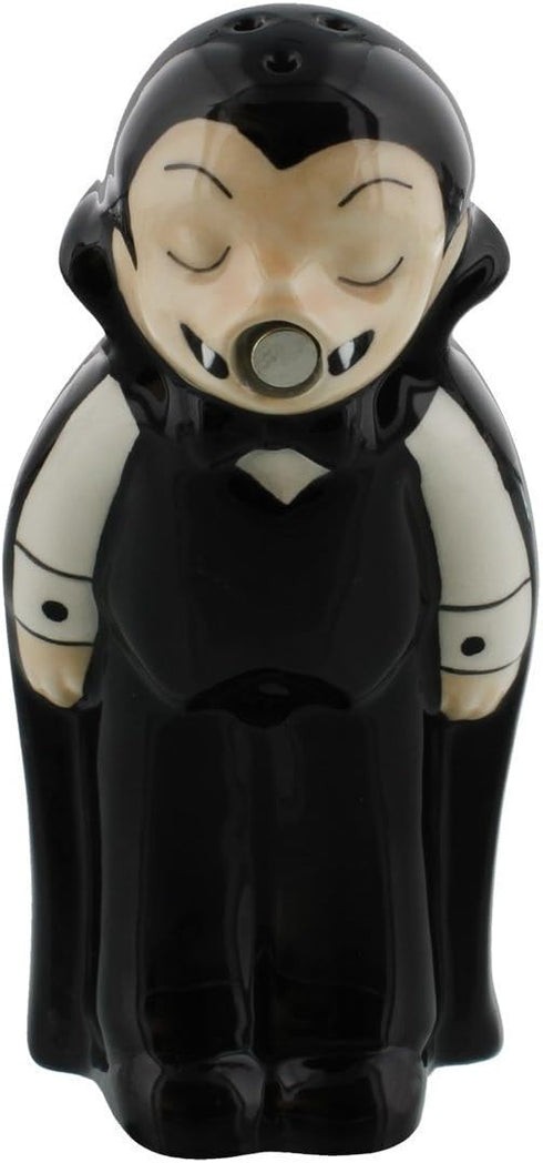Pacific Giftware Magnetic Kissing Vampire Love at First Bite Ceramic Salt and Pepper Shakers Set