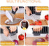 ESINAM Premium Onion Slicer Holder - Vegetable Slicer Cutter for Potato, Tomato, Fruit, and Meat