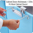 Large Stainless Steel Trash Bag Holder for Kitchen Cabinets, Under Sink Garbage Bag Holder, Waste Can