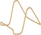 Bard's Twisted Gold-toned Wire Easel Stand, 4" H x 3.5" W x 5.5" D
