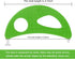 Green Crescent Tool Compatible Replacement Parts for Jack Lalanne Power Juicer CL003AP E1188 E1189 MT1000 (Upgraded