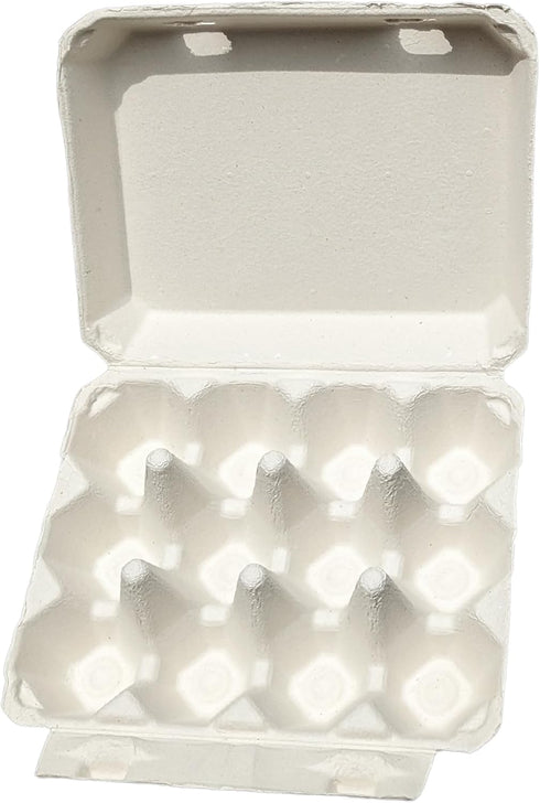 Vintage Egg Cartons for 12 Large Eggs Classic 3x4 Layout Durable Recycled