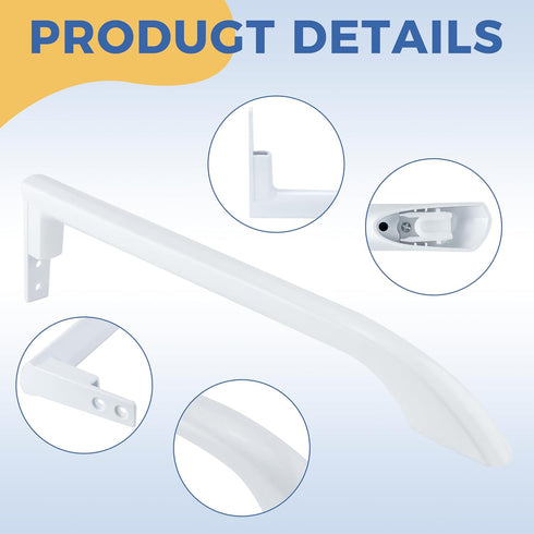 AMI PARTS 5304486359 Refrigerator Door Handle (Left) for Fri-gidaire, Replaces 242059501, 242059504