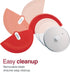 Zyliss Pizza Wheel - Handheld Pizza Cutter with Removable Blade, Plastic with Stainless Steel Blade, Dishwasher Safe