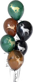 Havercamp Next Camo Party Bucks Latex Balloons, 6 Count, Great for Hunter Themed Party, Graduation, Father's Day