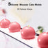 OCPO Kitchen Truffle Silicone Mold for Baking Mousse Cake, Non-Stick & Easy Release, 15-Cavity Truffle Ball Shape