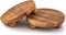 EDHAS Pedestals Acacia Wood Set of 2 Round Pedestal Riser Board for Display,