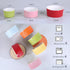 Ramekins 4oz, Set of 6 Red Porcelain Souffle Dishes, Oven Safe Baking Bowls for Pudding & Dipping