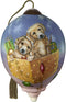 Puppies in Gift Box Ornament