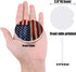 Independence Day 4th of July Car Coasters, 2 Pack Absorbent Ceramic Stone Cup Holders Set, Rustic American Flag