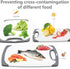 Plastic Cutting Boards for Kitchen, Set of 4 with Non-Slip Feet, Deep Drip Juice Groove, Easy Grip Handle, Dishwasher