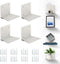 Eapele Floating Book Shelves for Wall, Steel Constructed Hidden Bookshelf with Mounting