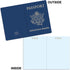 Beistle Set of 8 Around The World Passports, Global Adventure Travel Party Favors