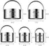 iNeibo Biscuit Cutter Set, Round Shape Cookie Cutters for Pastry Dough Baking, DIY Cake Décor
