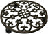 Comfy Hour 11.8" Heavy Duty Cast Iron Rolling Plant Stand, Large Circular