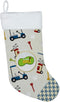 Caroline's Treasures SB3157-CS Golf Hole in One Christmas Stocking, Holiday Decor for Fireplace