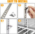920158 Stainless Steel Freezer Shelf Clip for Refrigerator, Replacement Square Buckles Clips for Cooler Shelf Support