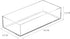 iDesign Clarity Plastic Drawer Organizer for Vanity, Bathroom, Kitchen Storage, 8" x 4" x 2", Clear